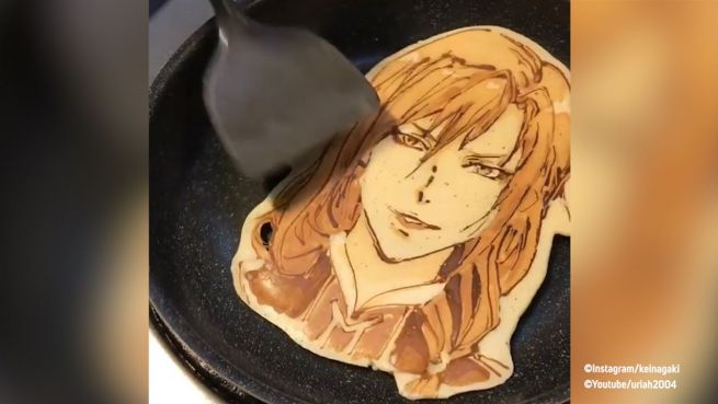 go to Mangas aus der Pfanne: Japaner malt mit Pancake-Teig