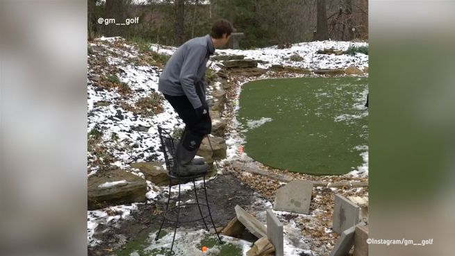 go to Golf-Tricks: Amerikaner zaubern mit Schläger und Ball