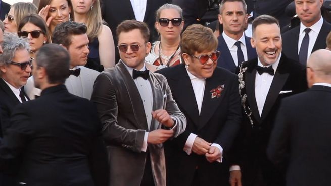 go to Sir Elton John sorgt in Cannes für Starauflauf