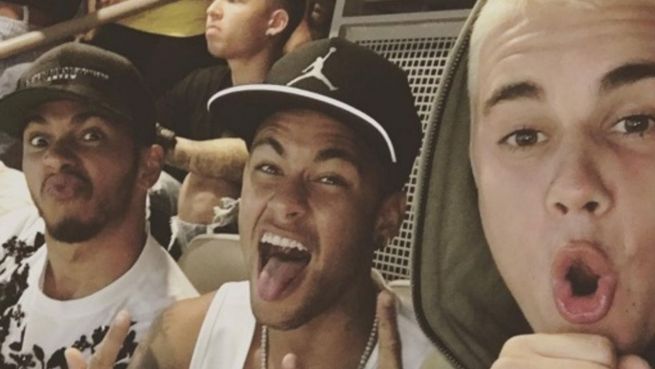 go to Dicke Kumpels: Justin Bieber und Neymar in (Bro)Love